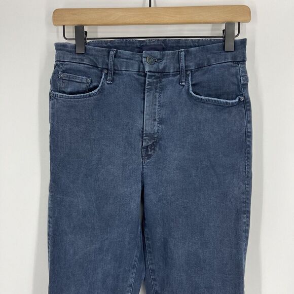 Mother Jeans Size 26 Womens Blue Looker Ankle Fray High Waisted Stretch Denim - Picture 2 of 11